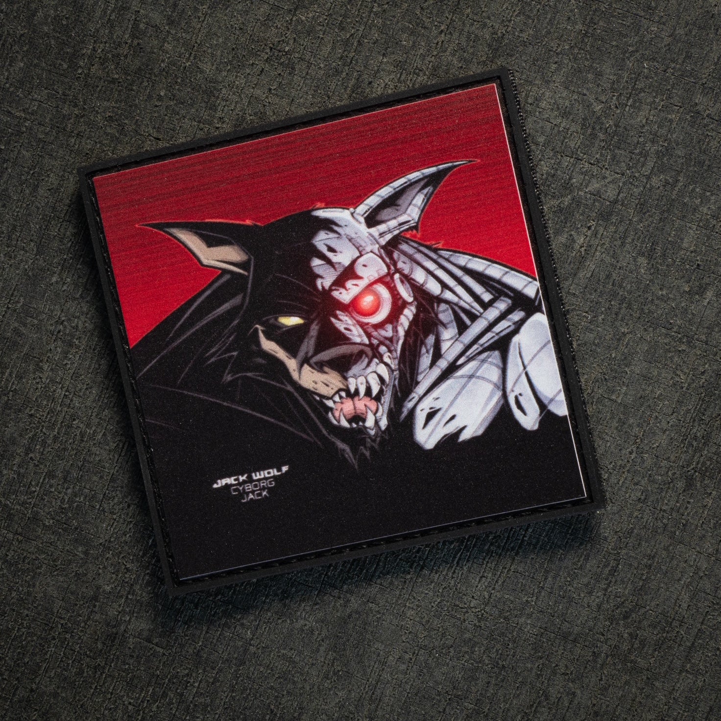 Velcro Patch - Cyborg Jack Artwork 3x3