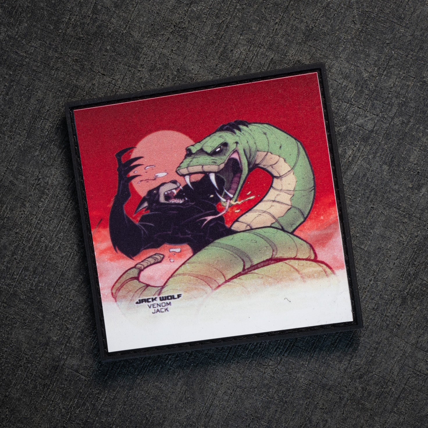 Velcro Patch - Venom Jack Artwork 3x3