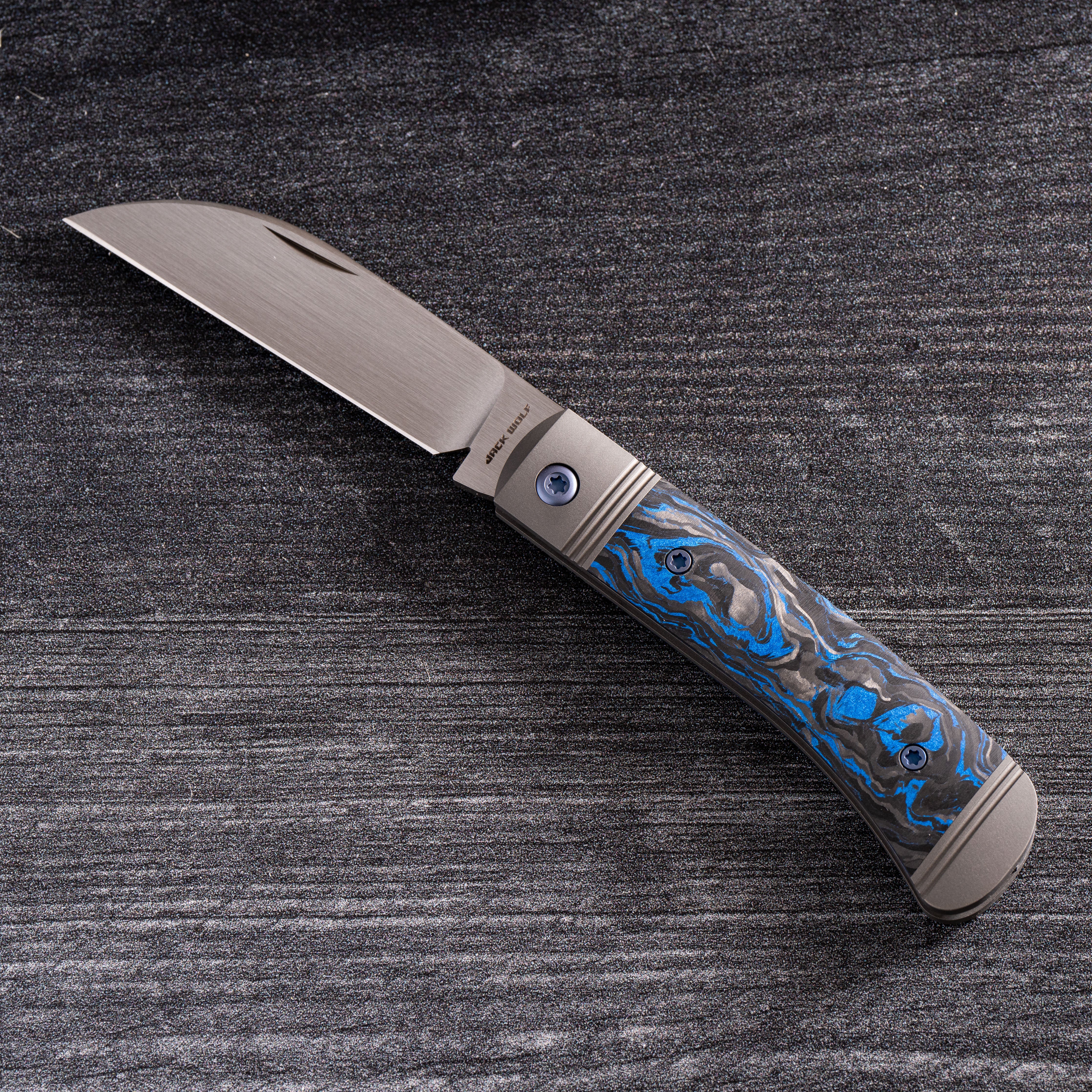 Venom Jack - Blue Marble Carbon Fiber Hand Satin