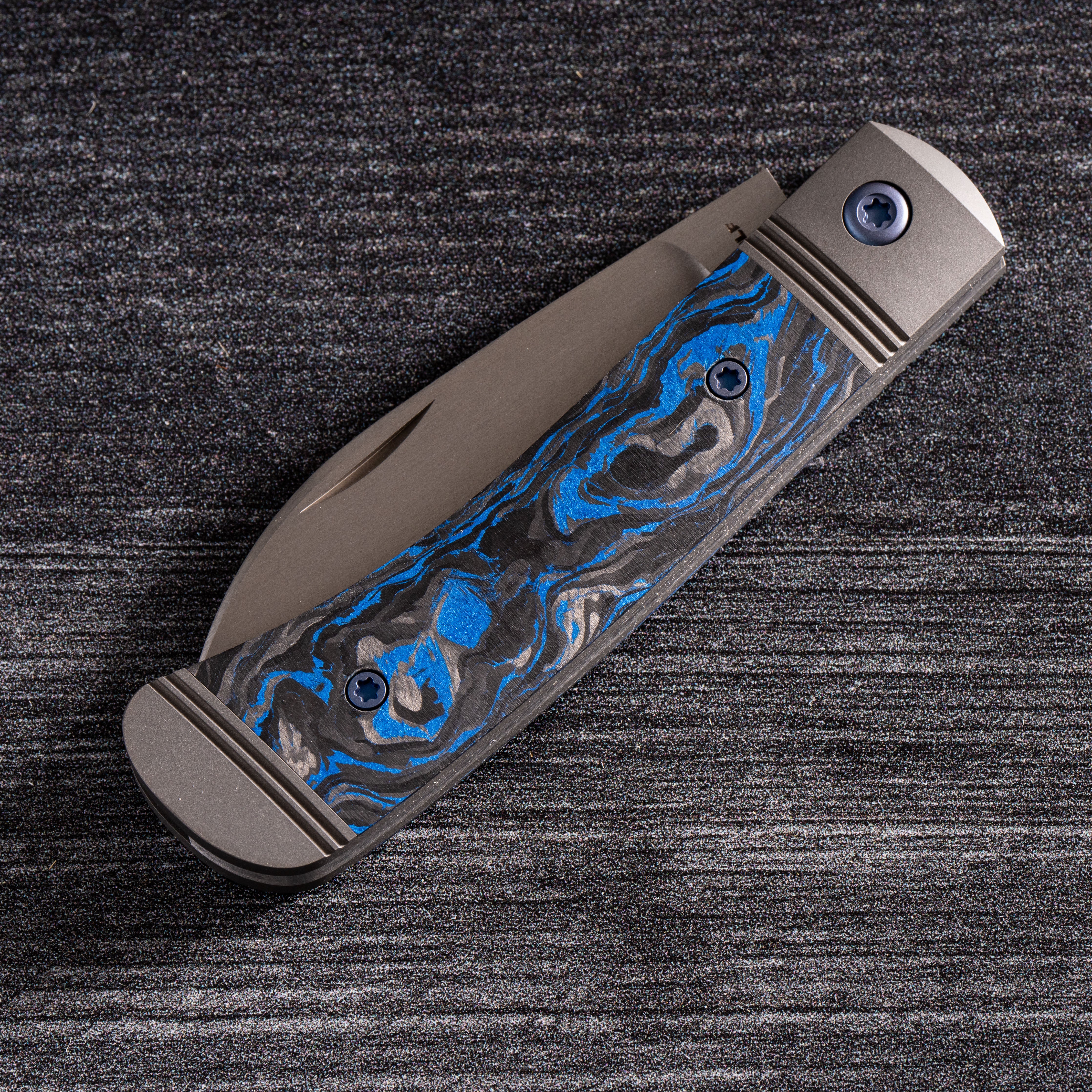 Venom Jack - Blue Marble Carbon Fiber Hand Satin