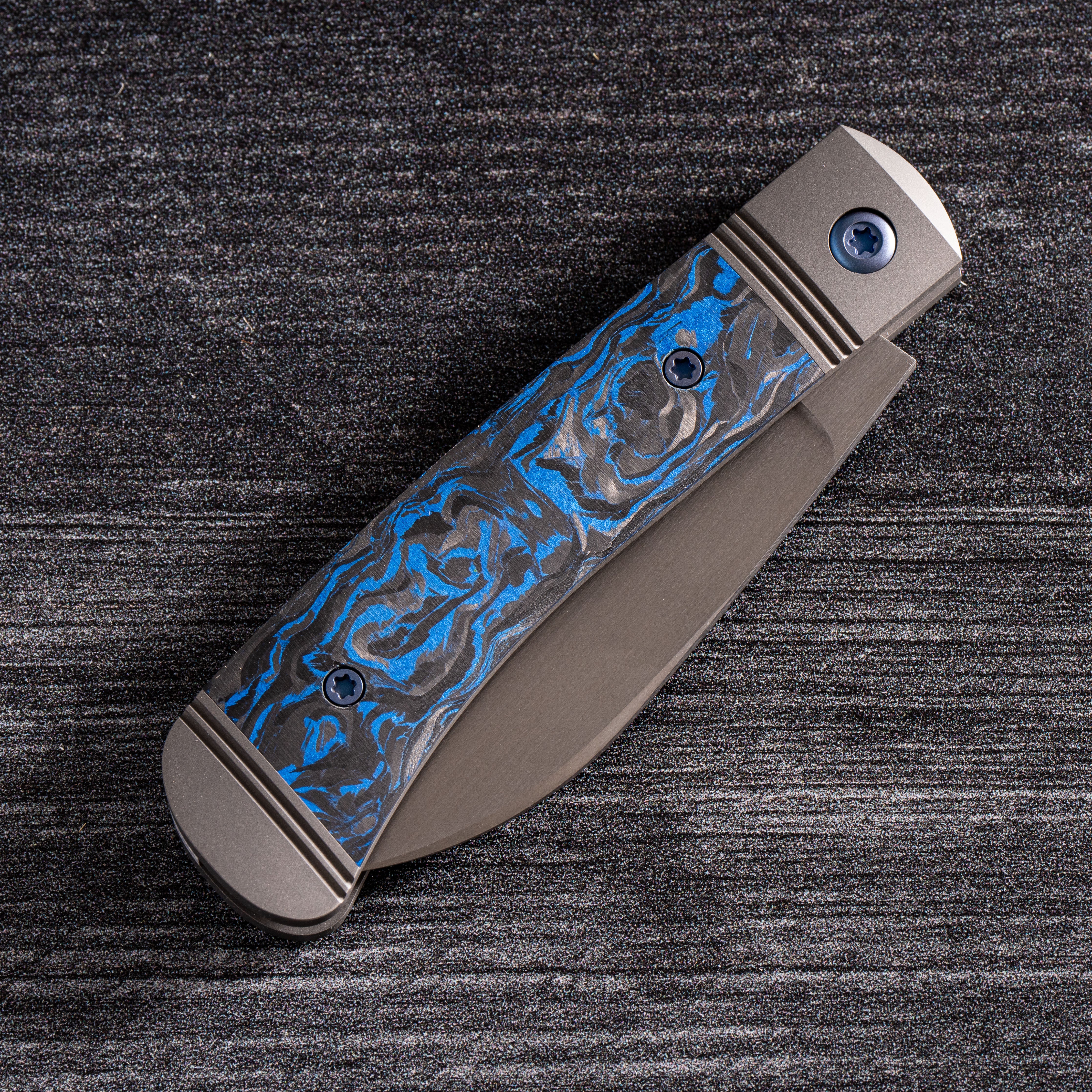 Venom Jack - Blue Marble Carbon Fiber Hand Satin