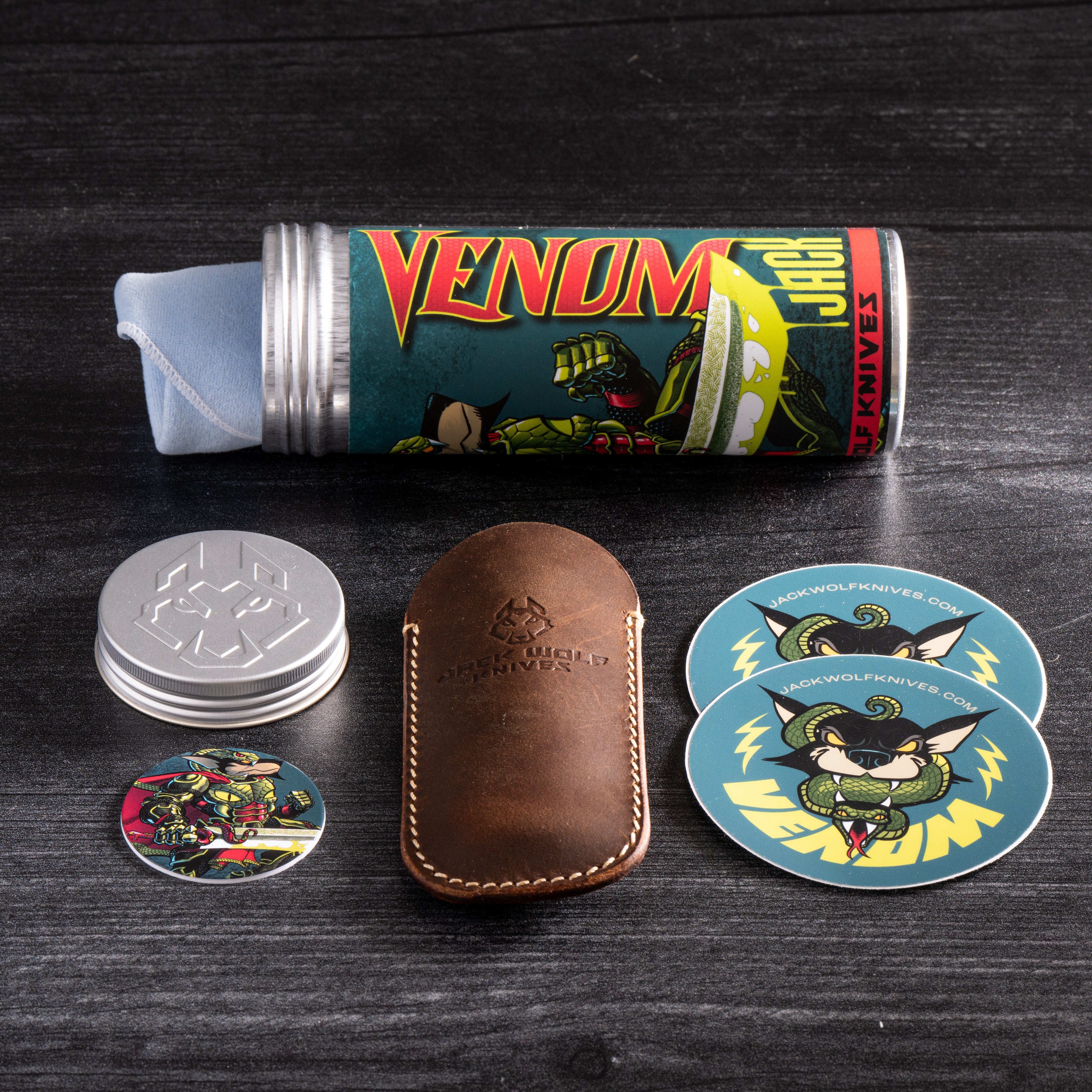 Venom Jack - Blue Canyon Richlite Hand Satin