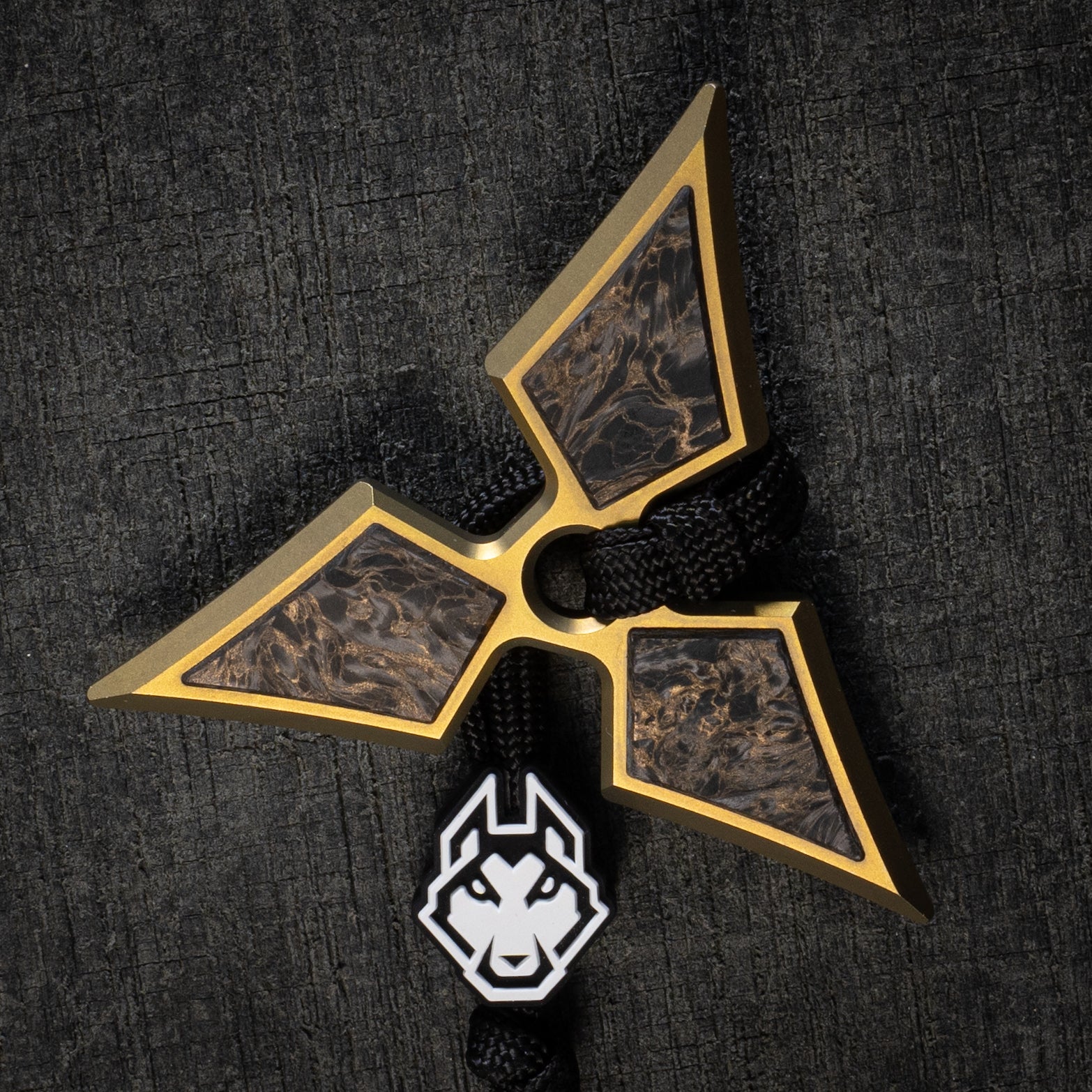 Jaxx - Triangle - Ti Inlay Gold Anodize Fat Carbon Dark Matter Gold